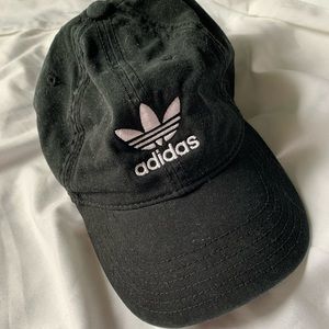 Black Jean Adidas Logo Cap
